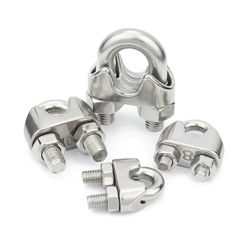 U-shaped bolt wire rope clamp