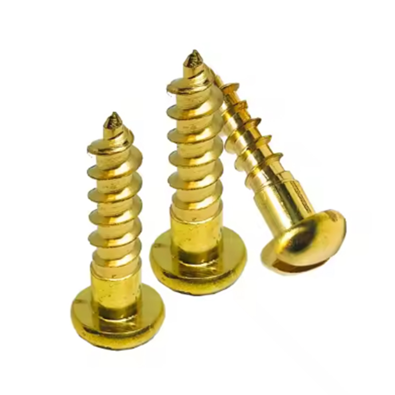 Slotted Round Head Wood Screws