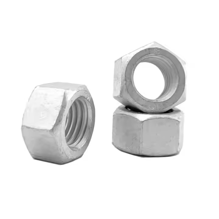 DIN982 Hex Lock Nut with white